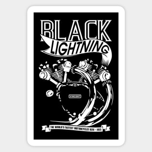 Black Lightning Machine Sticker